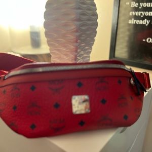 MCM Belt bag- Red